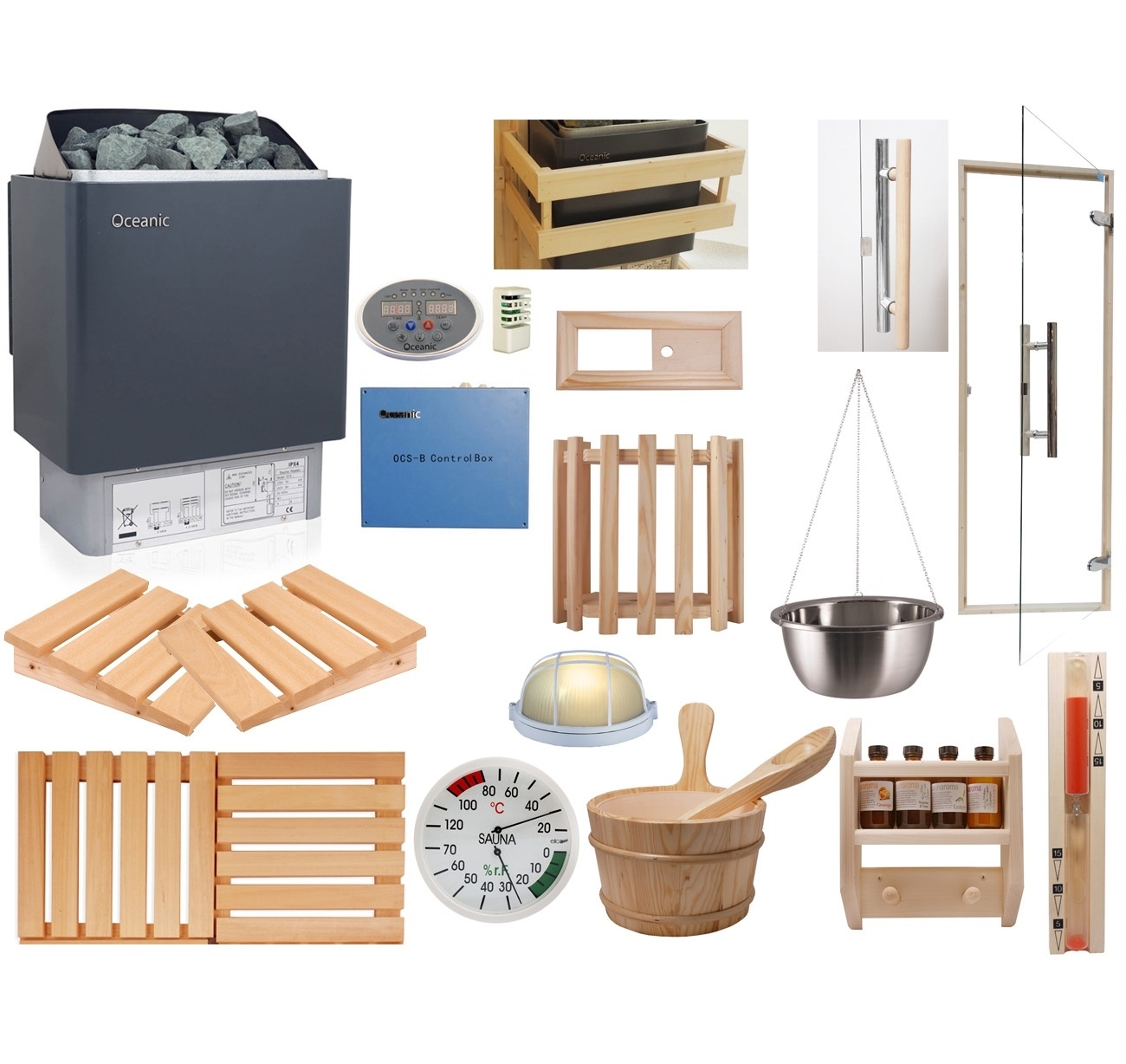  Kit de construção para sauna