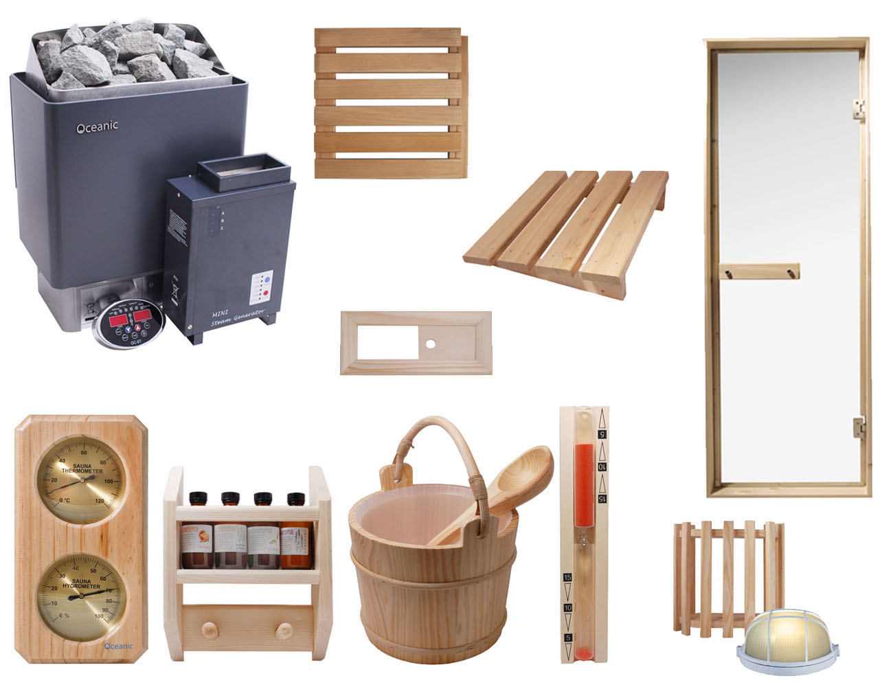 Kits d'installation Saunarium combi sauna et vapeur