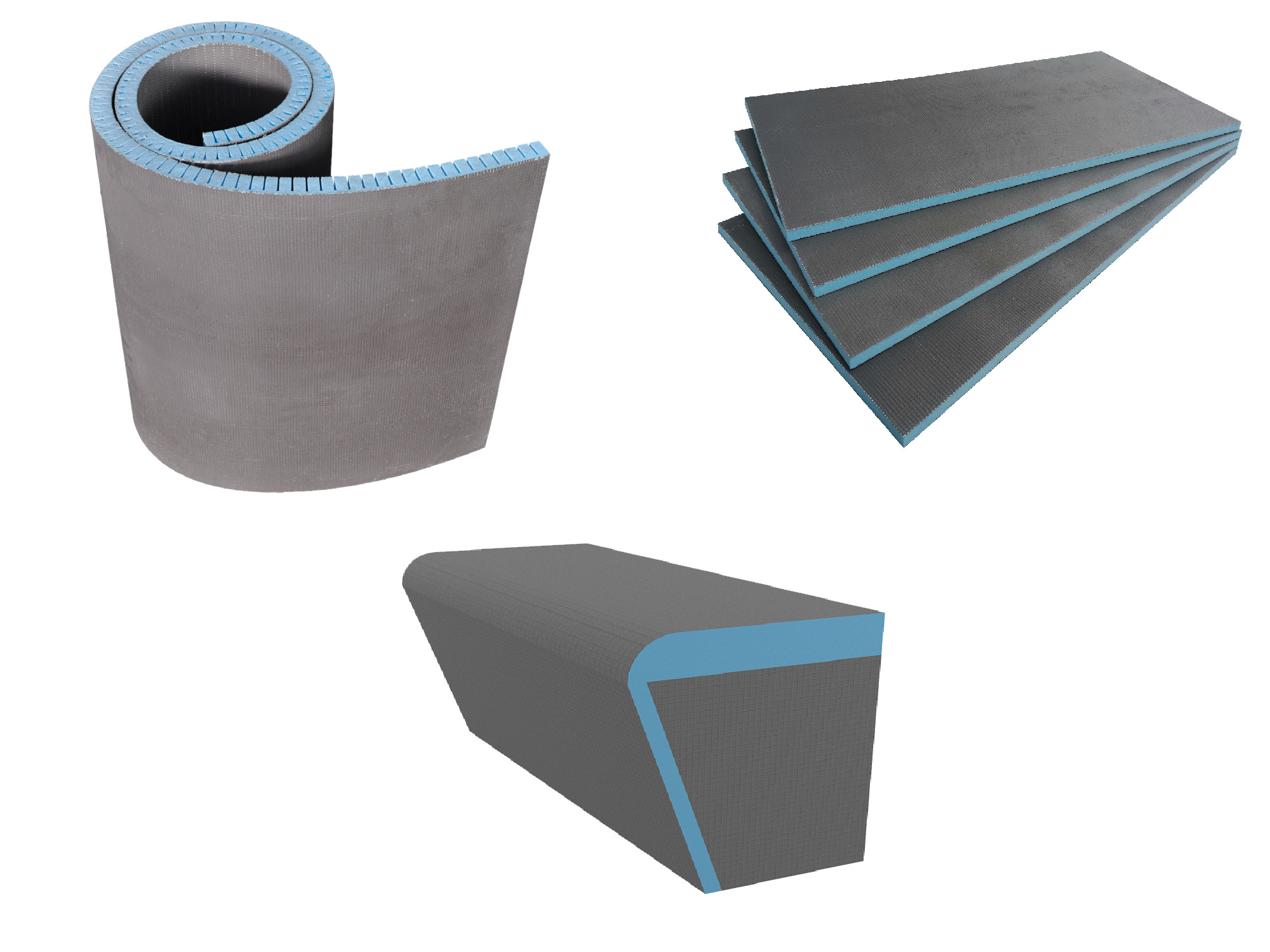 XPS board (Extruded Polystyrene board) for steam room construction