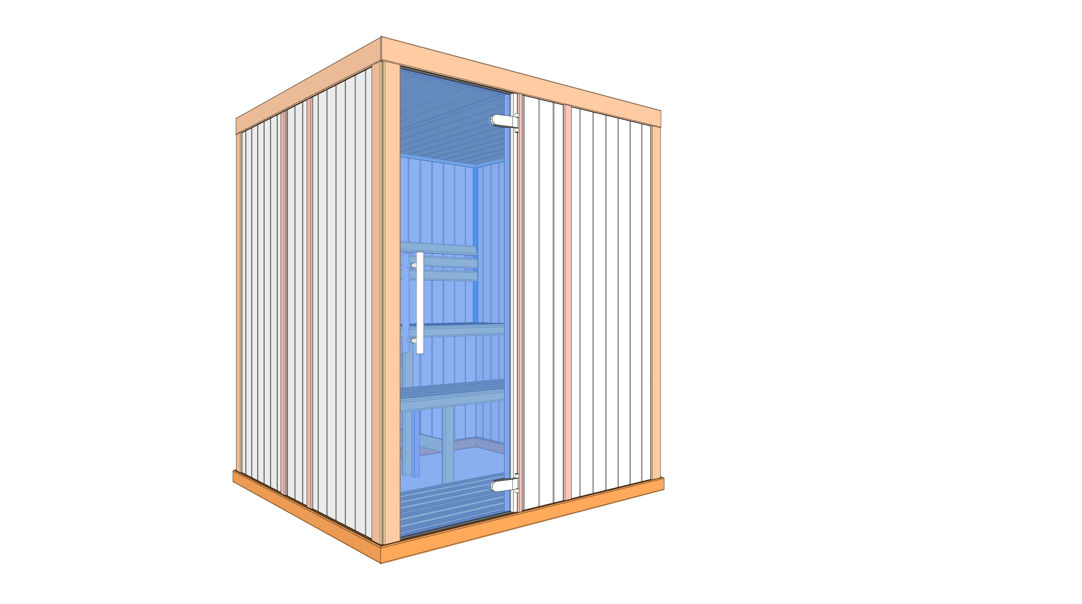 Traditional Sauna 1 Person SA-1020-A By Oceanic Saunas