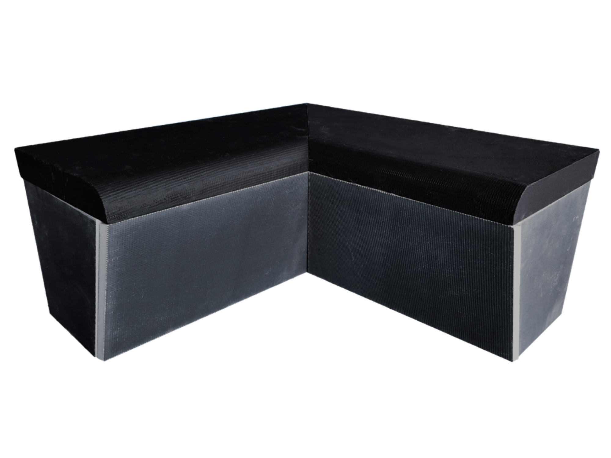 XPS corner bench seating - steam room