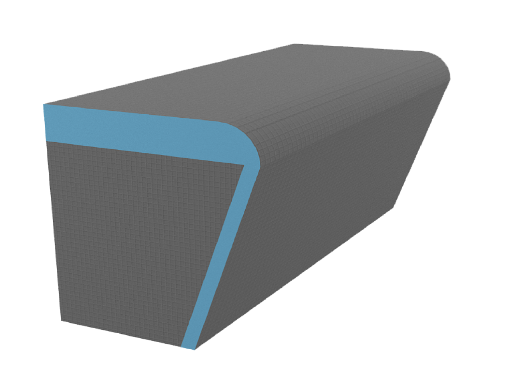 XPS straight bench seating - steam room