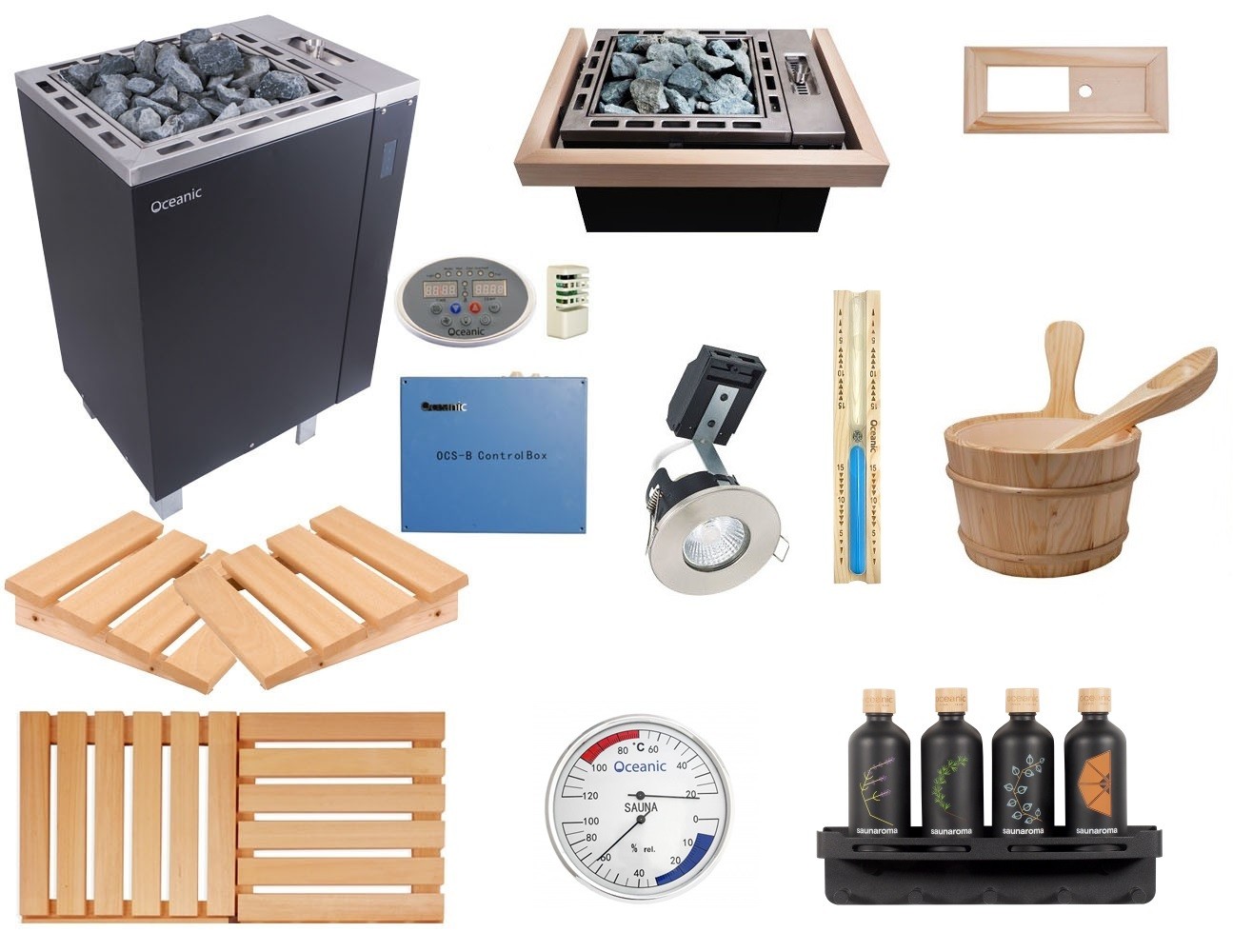 Deluxe Home Saunarium Kit With Apollo Saunarium Heater