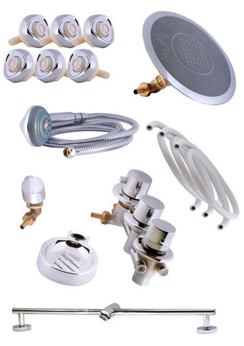 Hydro massage shower kit 
