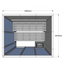 V2530 Vision Sauna Cabin