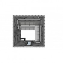 Outdoor Traditional Sauna E2020 3 Person 