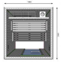 Plant - Heavy Duty Commercial Sauna HD3030BB