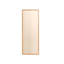 Bronze glass sauna panel with Spruce frame 615mm