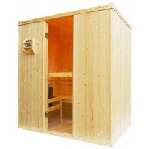 3 Person Traditional Sauna Cabin - 1860 x 1040 x 1950mm - OS1530