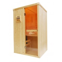 2 Person Traditional Sauna Cabin - 1250 x 1040 x 1950mm - OS1520