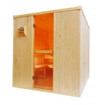 5 Person Traditional Sauna Cabin - 1860 x 1960 x 1950mm - OS3030