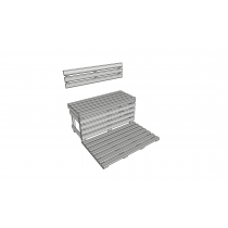 Modular Bench Kit - Single Height - For Traditional Sauna Cabins 