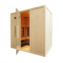 4 Person Home Infrared Sauna L Benches IR2030L
