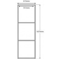 Sauna panel internal frame kit