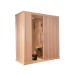 1030 finnish sauna cabin - Hemlock cladding - clear glass - A layout