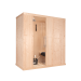 1030 finnish sauna cabin - Spruce cladding - clear glass - A layout