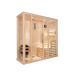 1030 finnish sauna cabin - Spruce cladding - clear glass - C layout