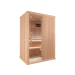 1520 finnish sauna cabin - hemlock  cladding - clear glass  - A layout