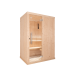 1520 finnish sauna cabin - spruce  cladding - clear glass  - A layout