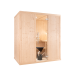 1530 finnish sauna cabin - spruce  cladding - clear glass  - A layout