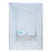 2b roman home acrylic steam room with full glass front