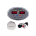 Programming keypad and control, steam nozzle and steam button on demand