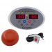 Programming keypad and control, steam nozzle and steam button on demand