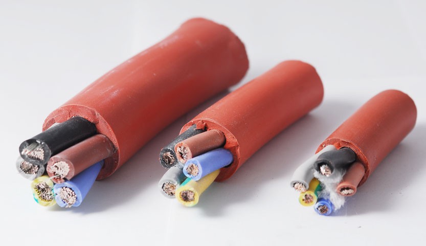 Câble en silicone résistant aux hautes températures, 5 fils