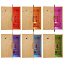 Spots encastrables pour sauna infrarouge - Chromothérapie - Plusieurs couleurs