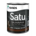 Peinture à la cire pour sauna - Smoke Black - 0.9L
