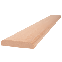 9 x 50mm Hemlock Sauna Overlap Mould Trim Pack (6 lengths at 1855mm)