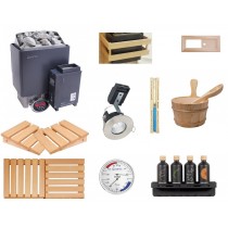 Kit d'installation Saunarium : poêle à sauna combiné vapeur *Deluxe* Oceanic Saunas