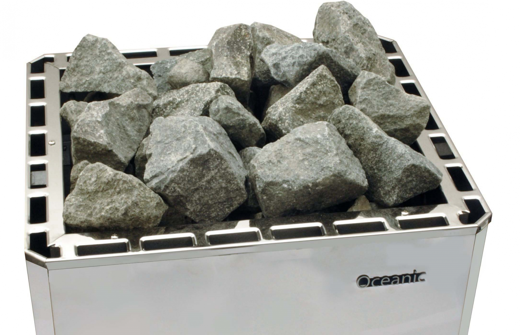 Piedras para sauna prémium pre-lavadas para todos los hornos de sauna resistente al calor grano 50-80 mm DIABAS 