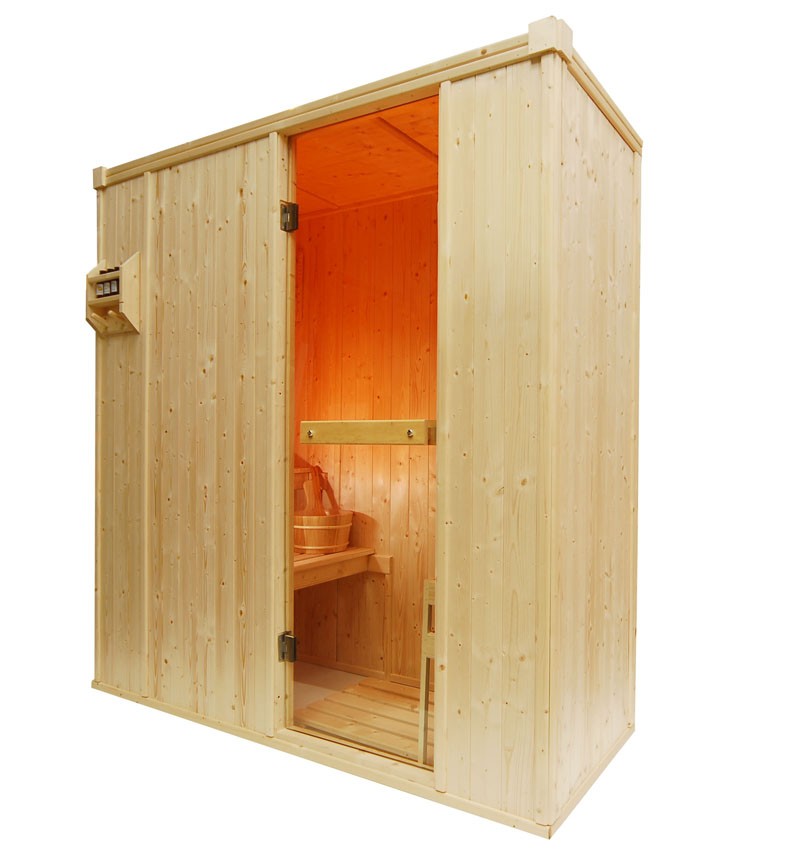 Cabina de sauna finlandesa - 2 personas - 1860 x 730 x 1950mm - OS1030  