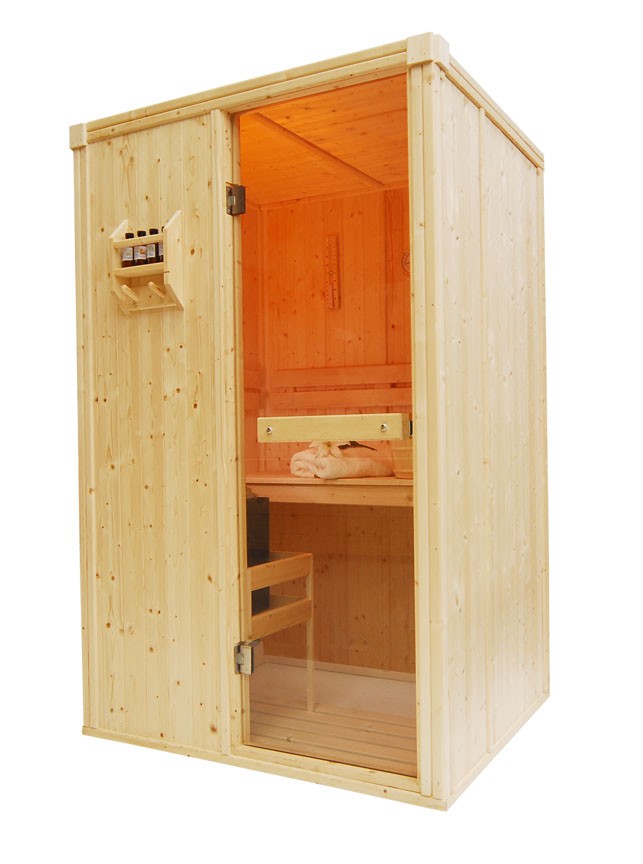 Cabina de sauna finlandesa - 2 personas - 1250 x 1040 x 1950mm -OS1520  