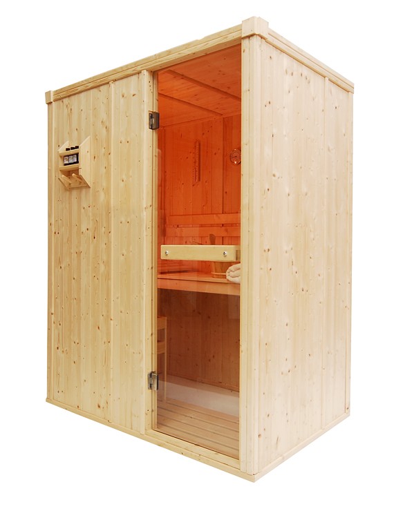 Cabina de sauna finlandesa - 2 personas - 1560 x 1040 x 1950mm - OS1525 