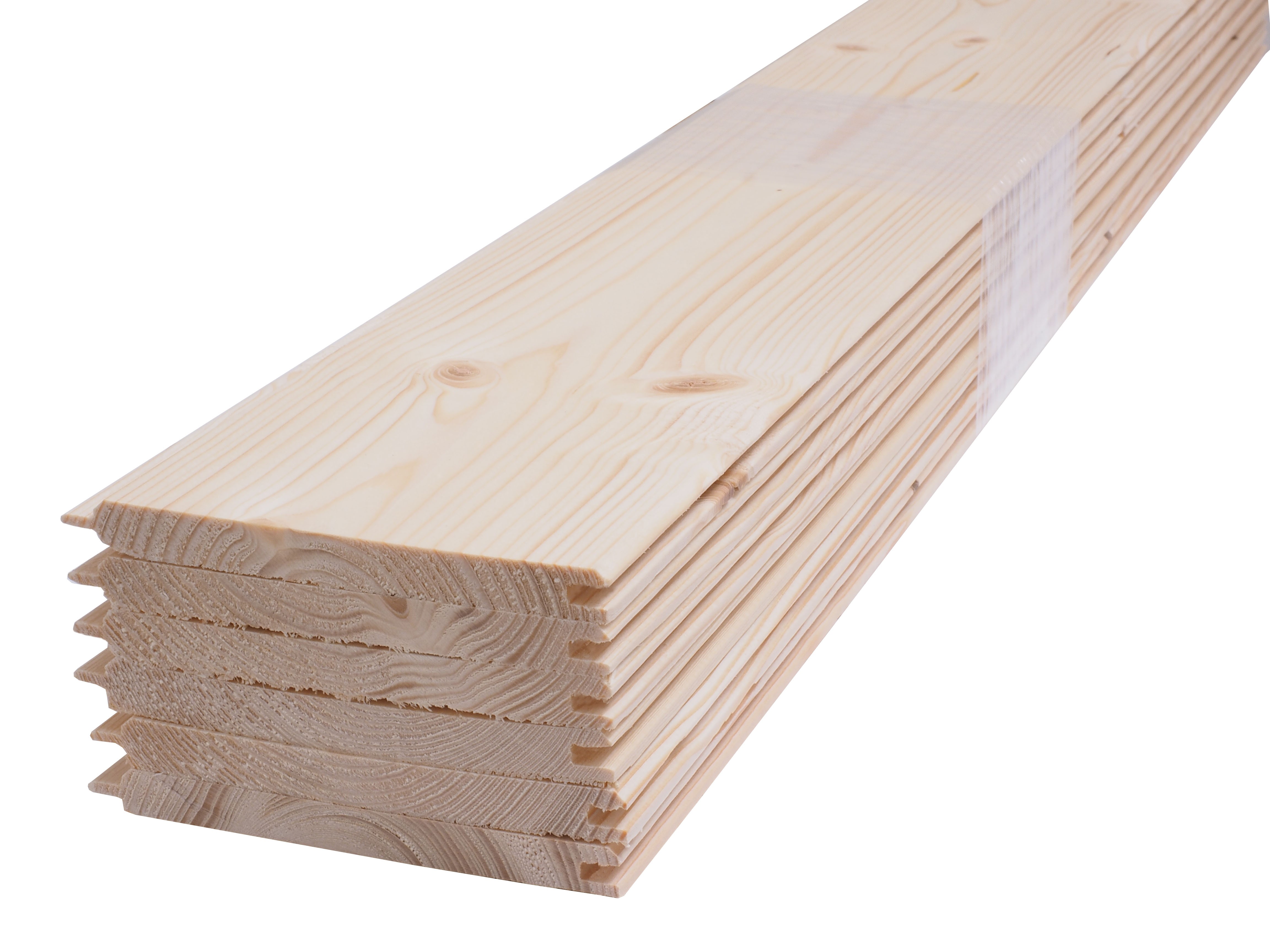 Tarima de abeto para revestimiento de sauna finlandesa - machihembrado - 95 x 9mm (disponible en pack de 6 unidades, 1895mm o 2100mm)
