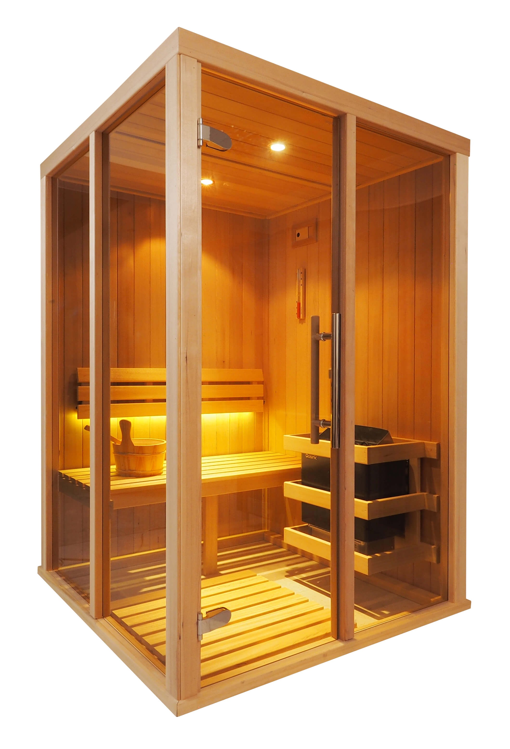 Cabina de sauna finlandesa Vision 2 Personas – V2020