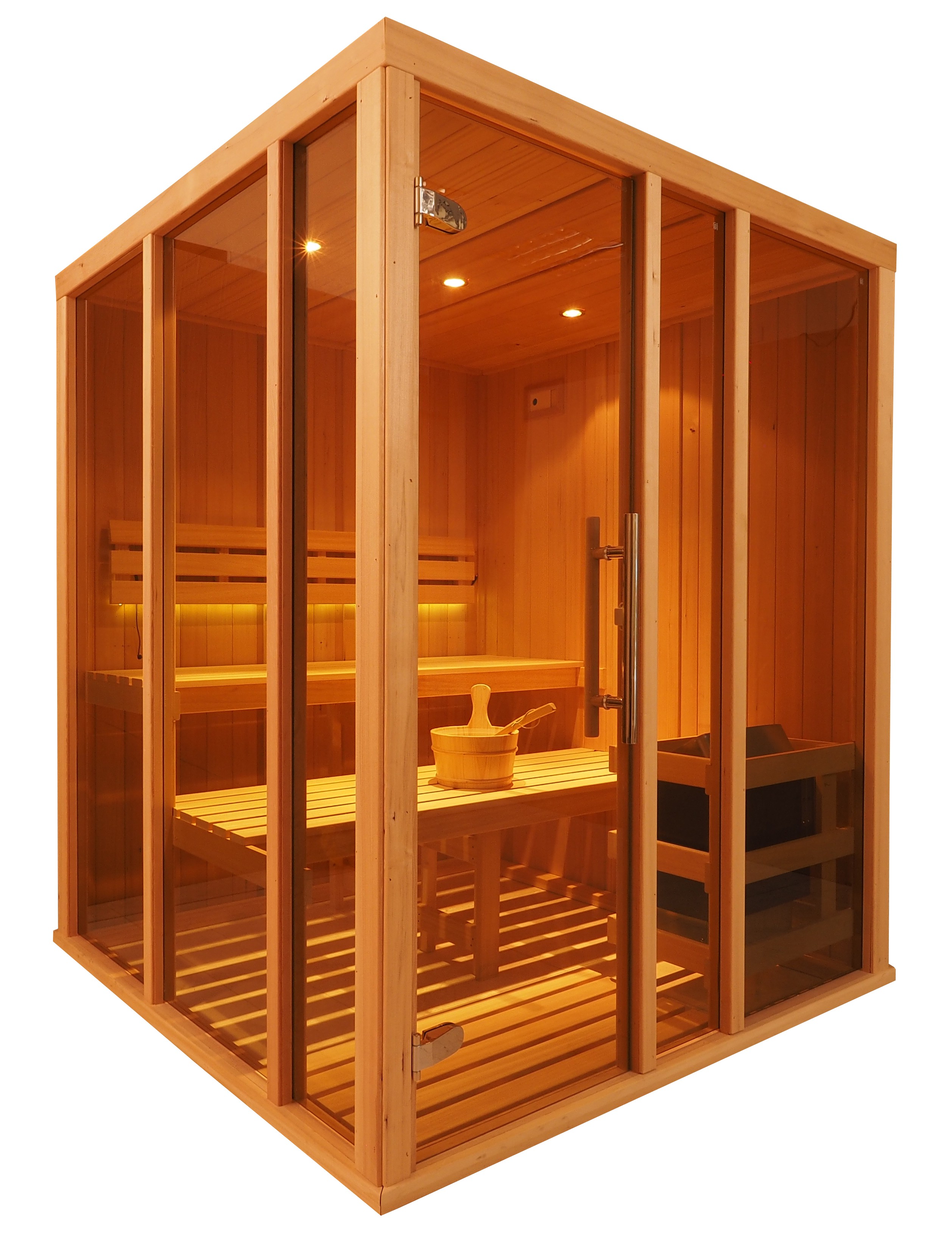Cabina de sauna finlandesa Vision 4 Personas – V2525