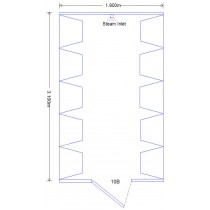 Baño de vapor romano prefabricado, uso comercial, para 10 personas