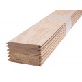 Tarima de Hemlock para revestimiento de sauna finlandesa - machihembrado - 95x9mm - Pack de 6