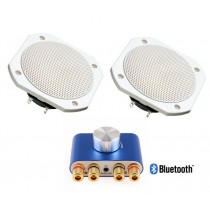 Altavoces para sauna y baño de vapor, resistentes hasta 120ºC y al agua IP65, Bluetooth