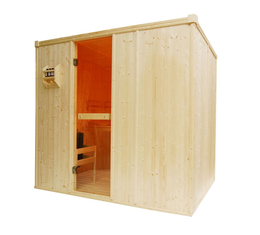 Sauna finlandesa para 4 pessoas - 2170 x 1350 x 1950mm - OS2035