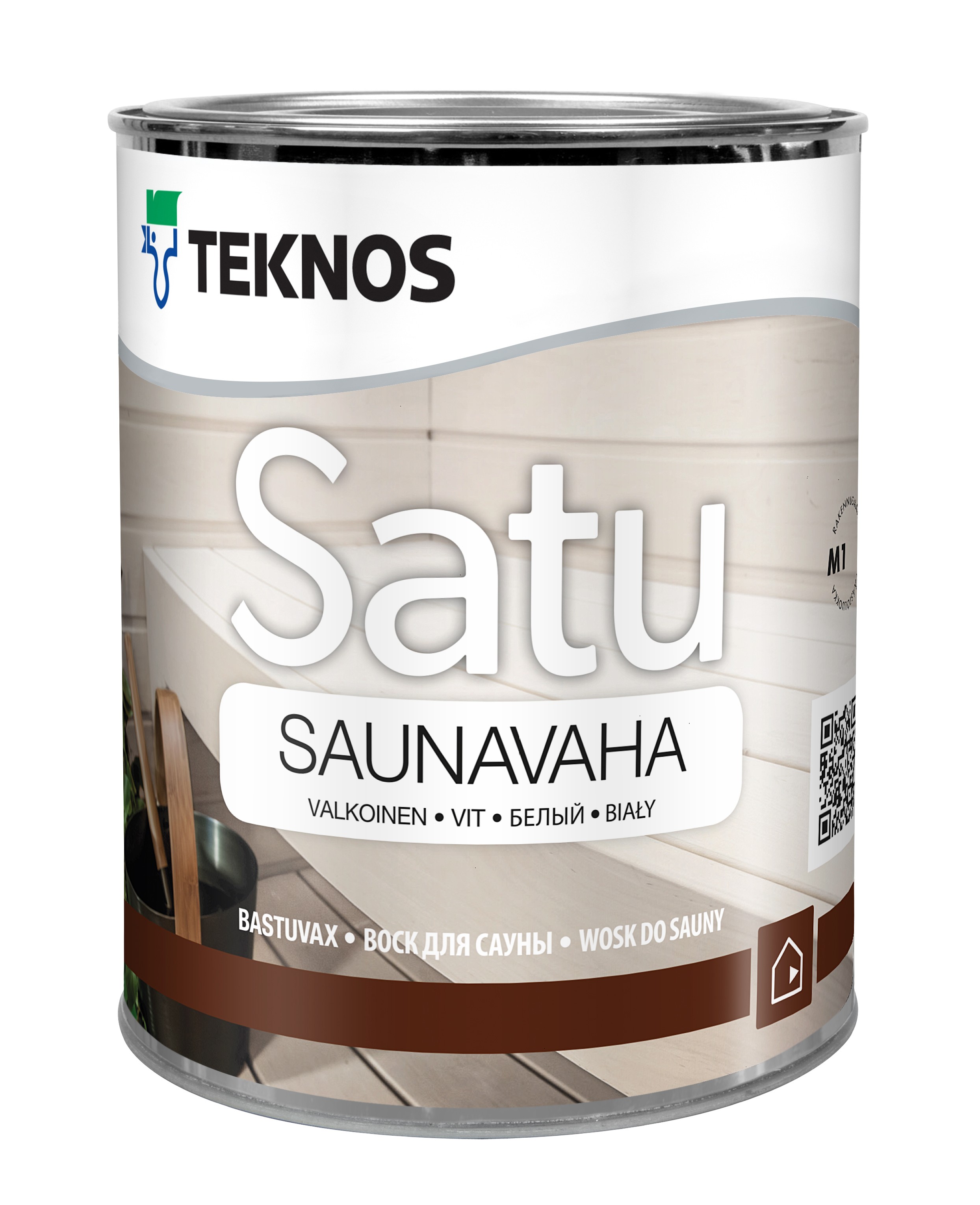 Sauna Paint Wax - Arctic White 0.9L