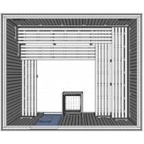 Cabine de sauna Oceanic profissional OSC4050