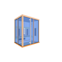 SAUNA DE INFRAVERMELHOS PARA 3 PESSOAS - DESIGN C