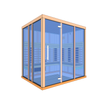 SAUNA DE INFRAVERMELHOS PARA 4 PESSOAS SA-IR2530L - BANCOS EM L - DISEÑO C