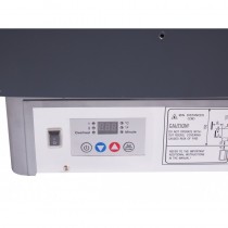 O aquecedor tradicional Oceanic para saunas BIC tem o controlo integrado na máquina.