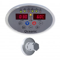 Saída de vapor para banho turco com caixa aromática e controlo digital para gerador de vapor de banhos turcos Oceanic