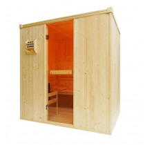 Sauna finlandesa para 3 pessoas - 1860 x 1350 x 1950mm - OS2030